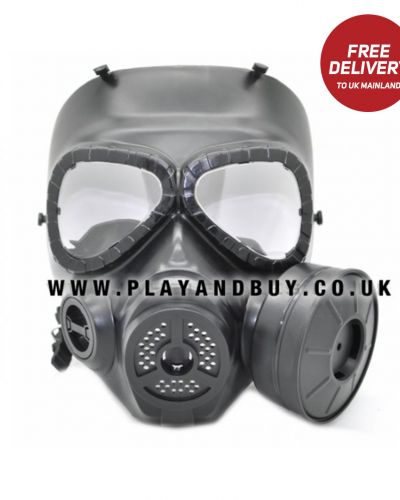 Airsoft Gas Mask Face Protection with Fan