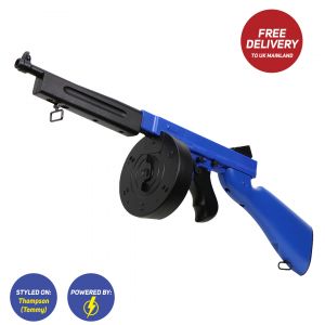 Well D98 Electric BB Rifle Tommy Gun with Drum & Stick Mag