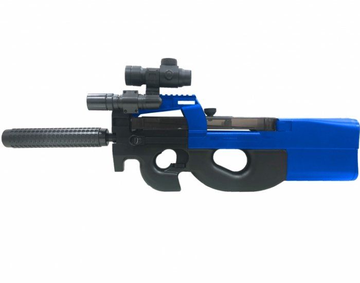 WELL D90H P90 AEG Electric Rifle Airsoft Gun + Target