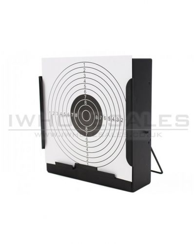 Airsoft Metal Stand Target 15cm with 10 target cards