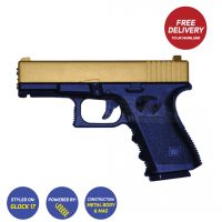 GOLD G15 Full Metal BB Gun Glock Hand Gun Spring Pistol