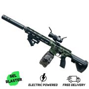 GEL BLASTER M4 M416 LARGE 1:1 SCALE FULLY AUTO RIFLE with DRUM MAG