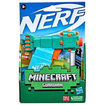 Nerf MINECRAFT MicroShots Blasters Mini Dart Gun – GUARDIAN
